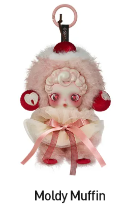 SKULLPANDA You Found Me! Series Plush Doll Pendant - Moldy Muffin (Confirmed Style)