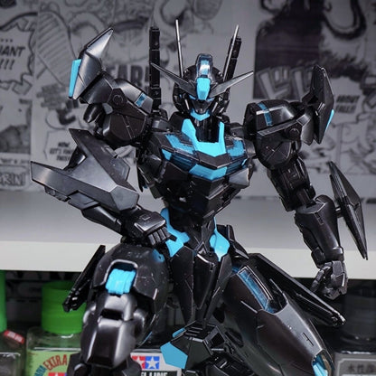 KL Model Full Mechanics FM Gundam Aerial 1/100 Recirculation/Neon Blue Version