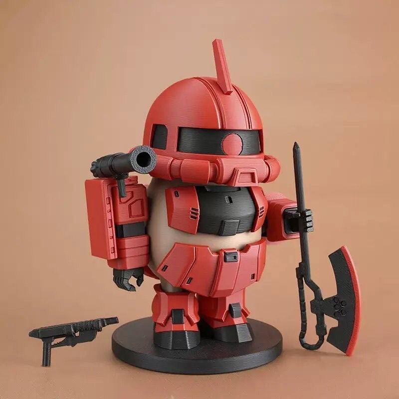 Capybara X Char's Zaku Action Figure with Magnet (Outfit Detachable)