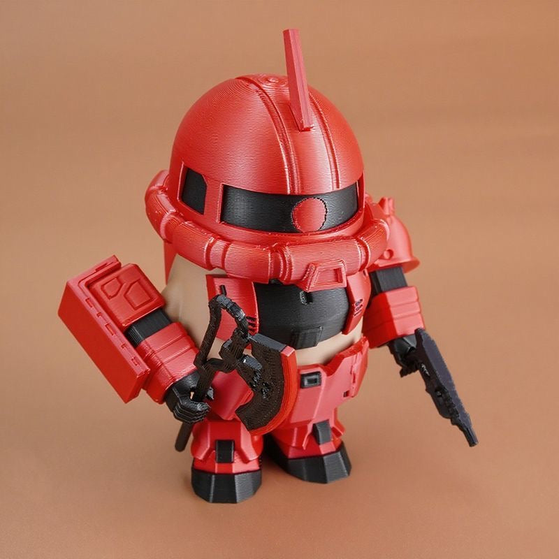 Capybara X Char's Zaku Action Figure with Magnet (Outfit Detachable)