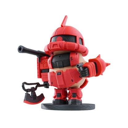 Capybara X Char's Zaku Action Figure with Magnet (Outfit Detachable)