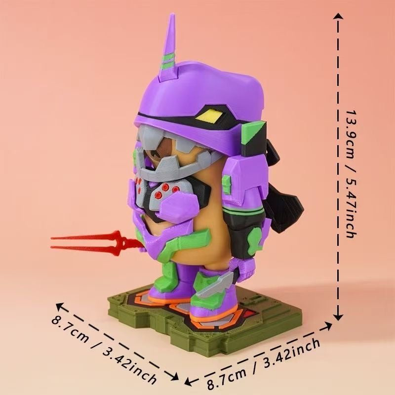 Capybara X EVA Action Figure with Magnet (Outfit Detachable)