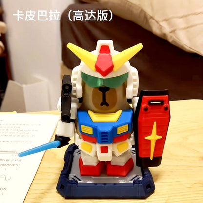 Capybara X Gundam Action Figure with Magnet (Outfit Detachable)
