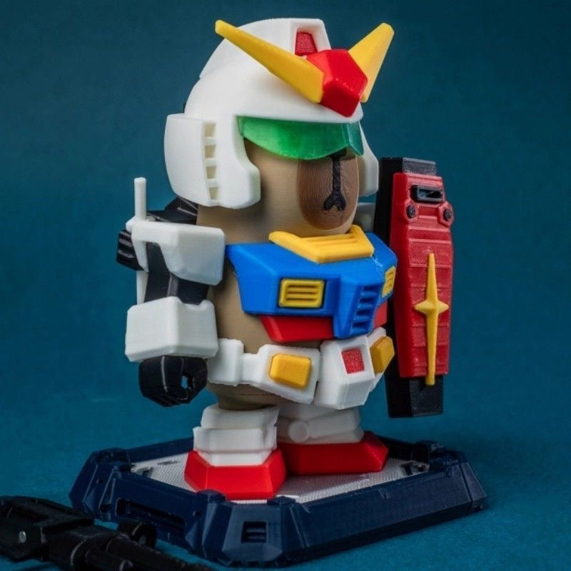 Capybara X Gundam Action Figure with Magnet (Outfit Detachable)