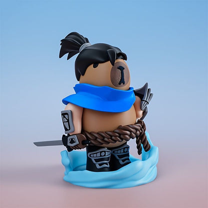 Capybara X League of Legends Yasuo Action Figure with Magnet (Outfit Detachable)