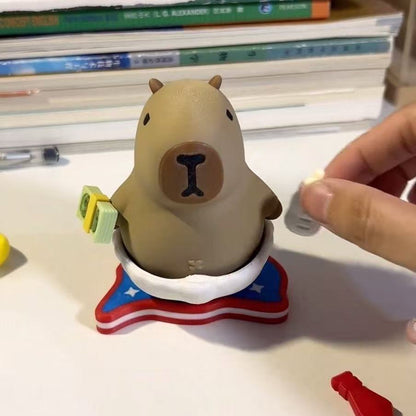 Capybara X Trump Action Figure with Magnet (Outfit Detachable)