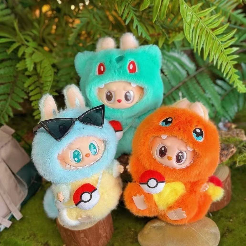 POP MART THE MONSTERS - Labubu Outfit - Pokemon Squirtle (Outfit Only) + Sunglasses