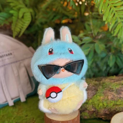 POP MART THE MONSTERS - Labubu Outfit - Pokemon Squirtle (Outfit Only) + Sunglasses