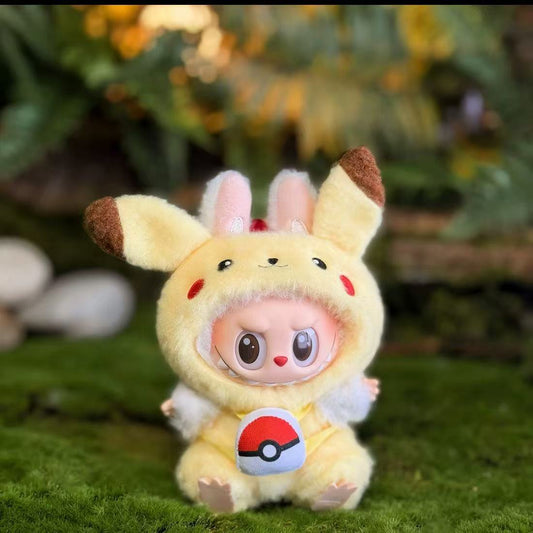 POP MART THE MONSTERS - Labubu Outfit - Pokemon Pikachu Short Hair (Outfit Only)