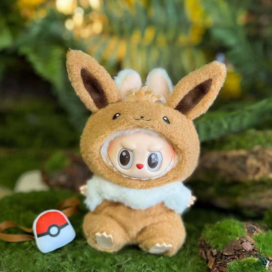 POP MART THE MONSTERS - Labubu Outfit - Pokemon Eevee Short Hair (Outfit Only)