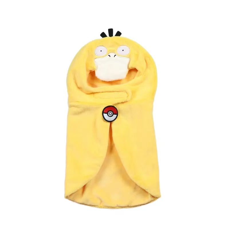 Petpurr Licensed Pokemon Cape for Small Pets (Small Dogs/Cats) - Psyduck