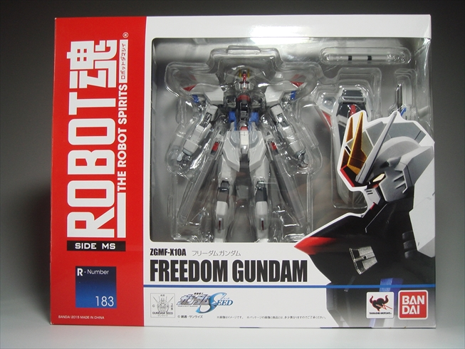 Bandai Tamashii Nations Robot Spirits Freedom "Gundam Seed" Action Figure