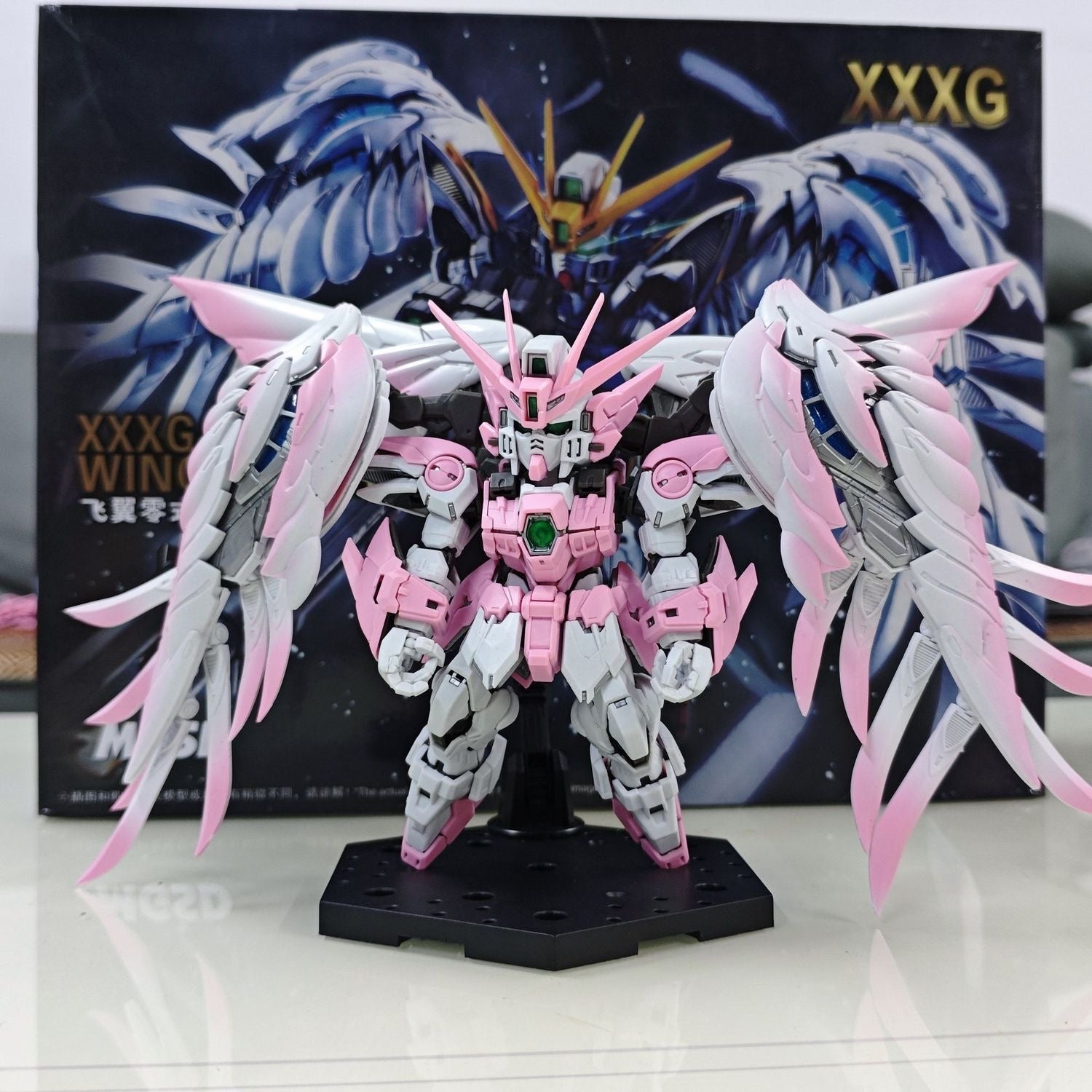 GG MGSD Wing Gundam Zero EW Cherry Blossom Matt Quality Paint