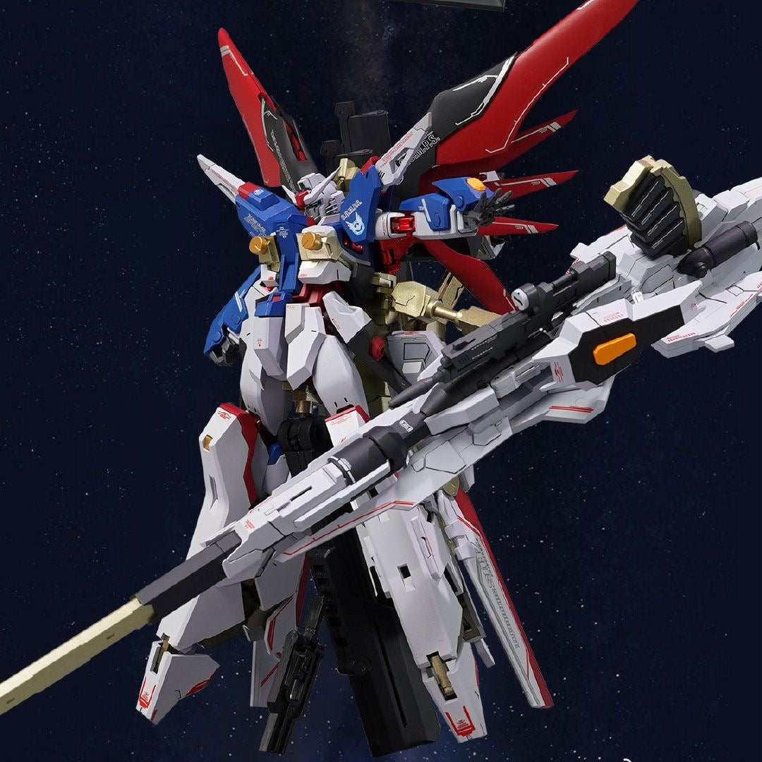 KMR Metal Robot Spirits Style 1/144 Zeus Silhouette Model Kit (Third Party) [Zeus Silhouette Only, Destiny Gundam Sold Separately]