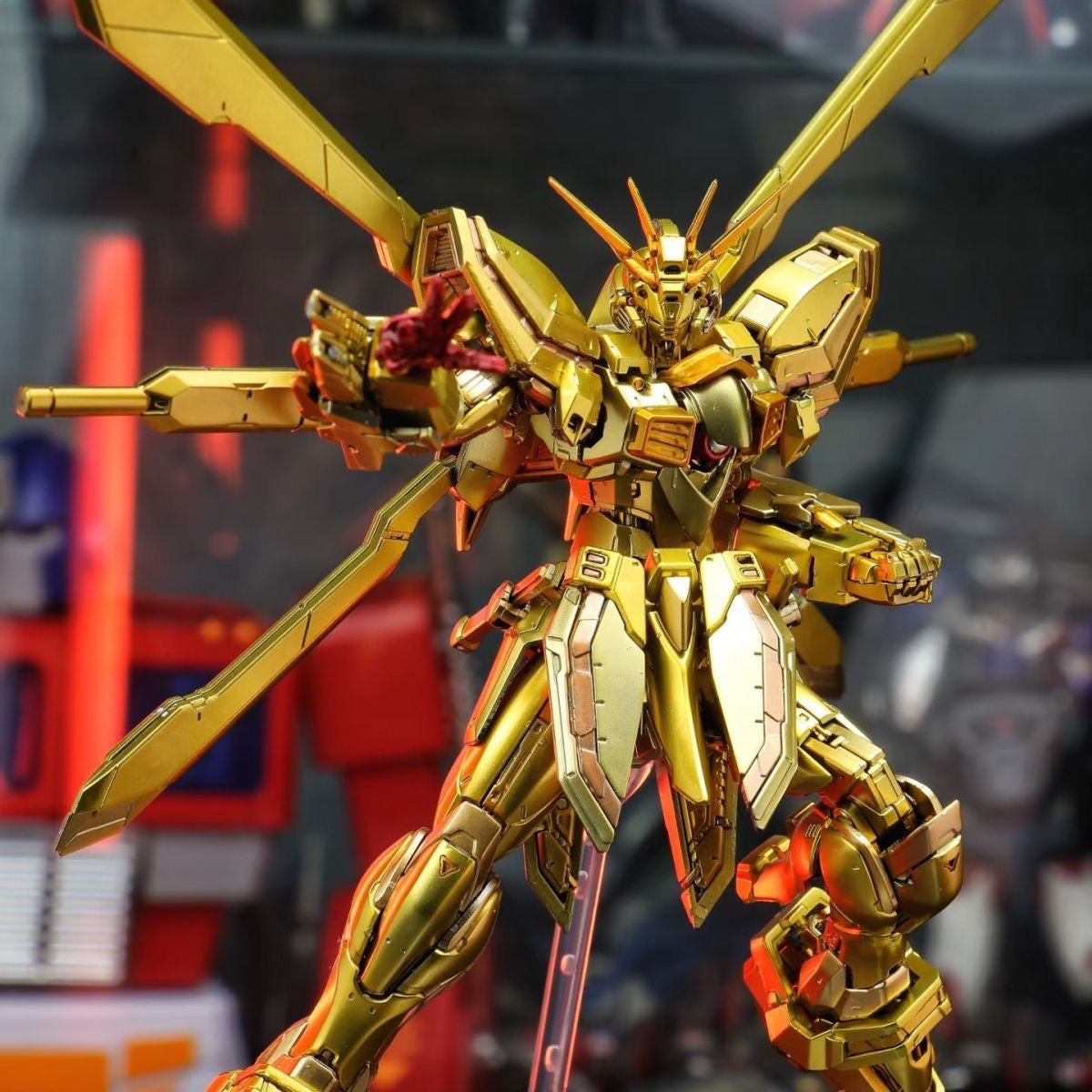 Bubble Studio Customized Paint [Hyper Mode/Metallic Gold Version] Fat Cat Studio 1/100 scale RG God Gundam