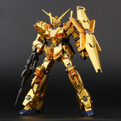 STAR HG 1/144 Unicorn Gundam Destroy Mode - Bright Gold Coating (Not Original Bandai)