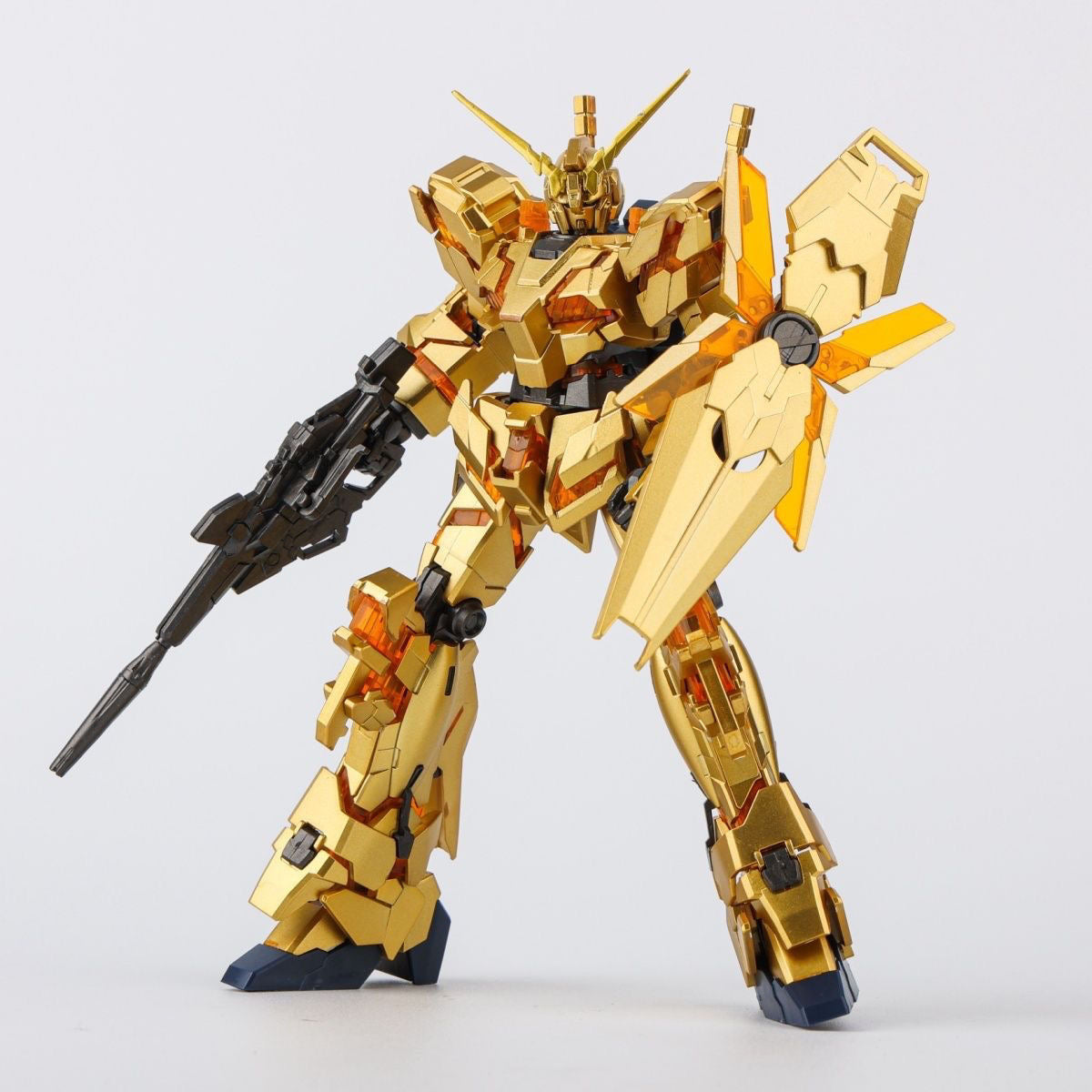 STAR HG 1/144 Unicorn Gundam Destroy Mode - Bright Gold Coating (Not Original Bandai)