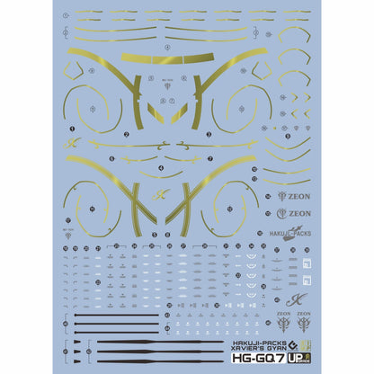 EVO Decals for HG 1/144 GQuuuuuuX XAVIER'S GYAN HAKUJI-PACKS