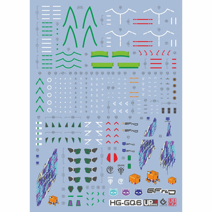 EVO Decals for HG 1/144 GFRED GQuuuuuX
