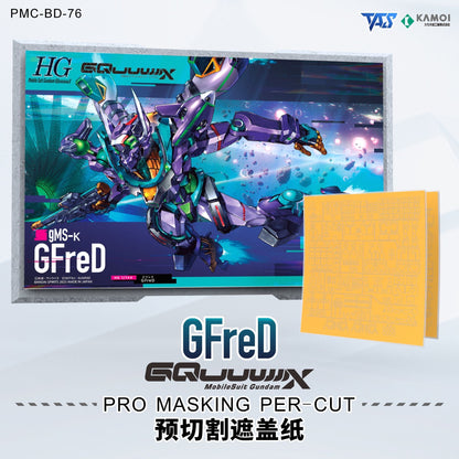 (TAS Studio) Pre-cut Masking Types for HG 1/144 gMS-κ GFreD (GQ)