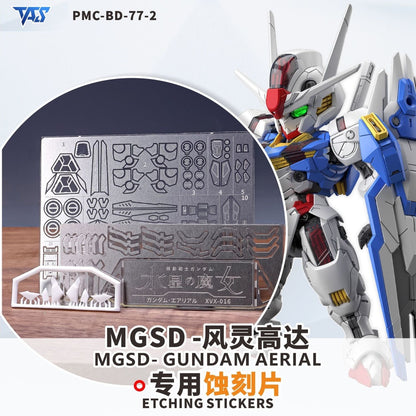 (TAS Studio) Metal Etching Parts for MGSD GUNDAM AERIAL