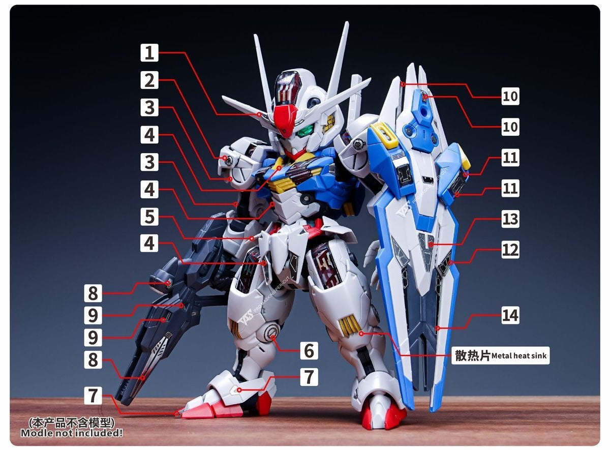 (TAS Studio) Metal Etching Parts for MGSD GUNDAM AERIAL