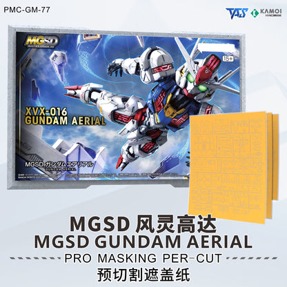 (TAS Studio) Pre-cut Masking Types for MGSD GUNDAM AERIAL