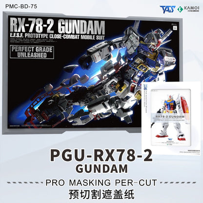(TAS Studio) Pre-cut Masking Types for  PG RX-78-2 Unleashed 1/60