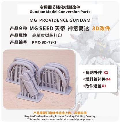 (TAS Studio) Conversion GK Parts for MG 1/100 Providence Gundam [Un-Painted/Un-Colored]