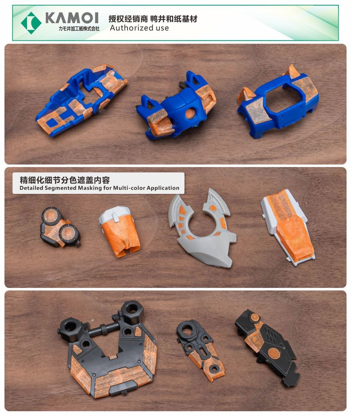 (TAS Studio) Pre-cut Masking Types for RG 1/144 GF13-017NJ Shining Gundam