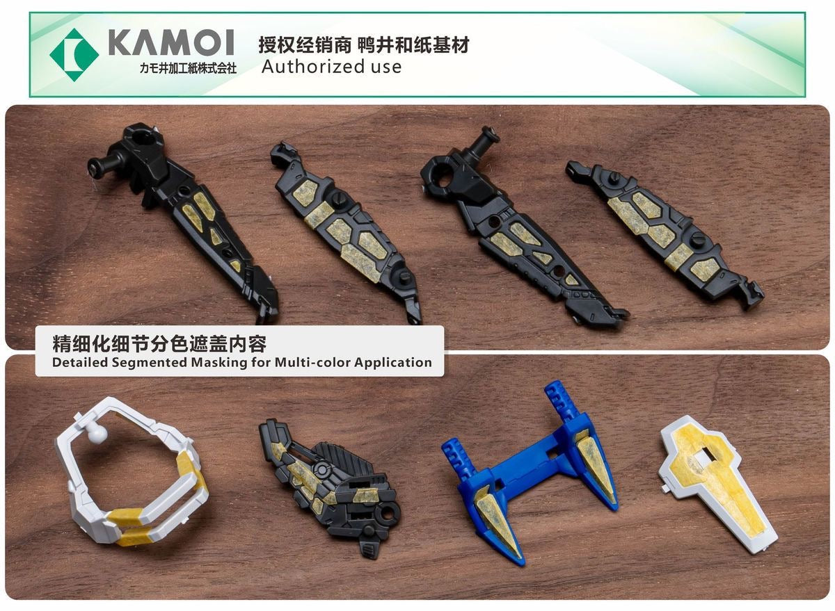 (TAS Studio) Pre-cut Masking Types for RG 1/144 God Gundam