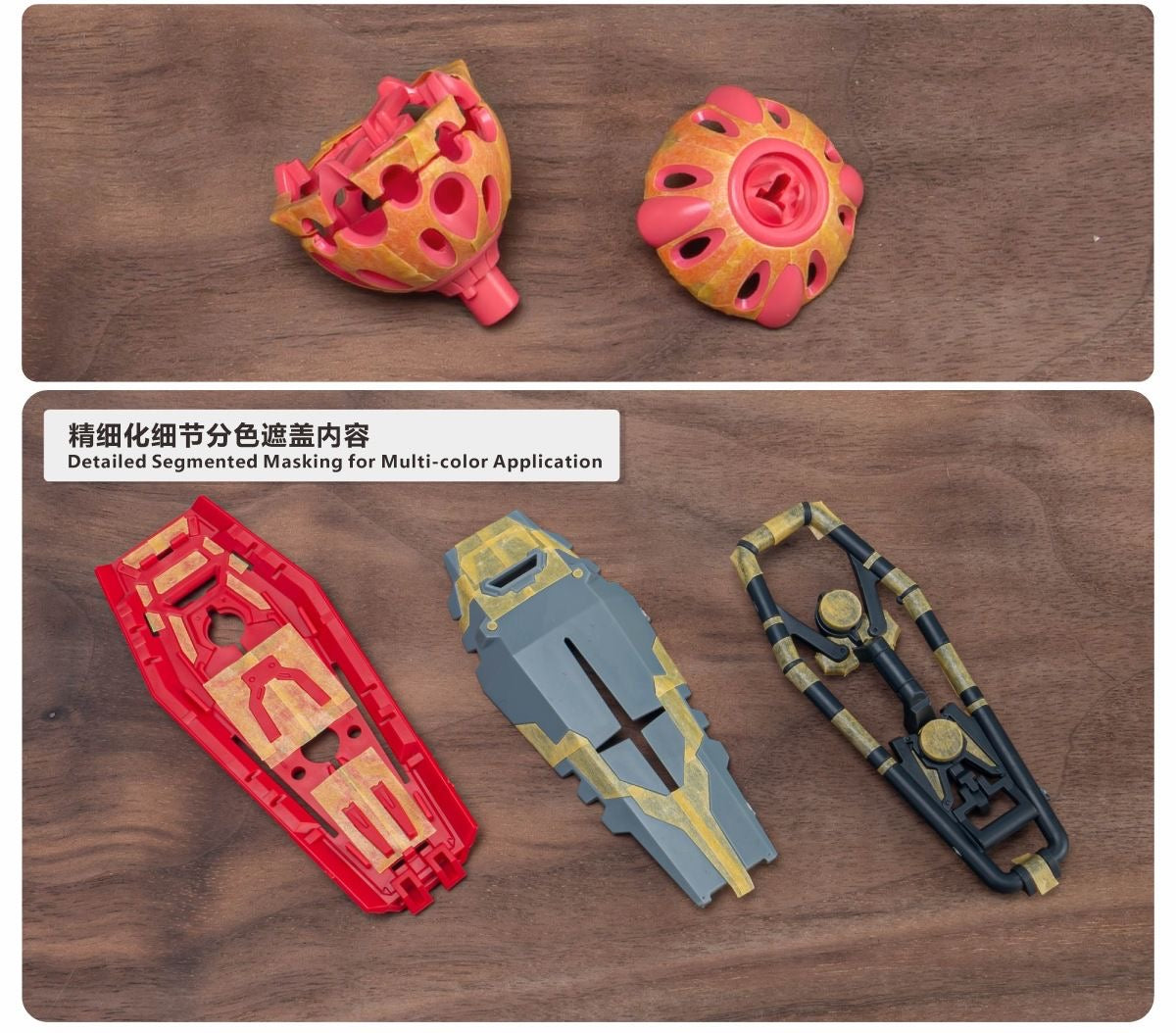 (TAS Studio) Pre-cut Masking Types for HG 1/144 gMS-α Red Gundam