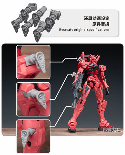 (TAS Studio) Hands Set GK Parts for HG 1/144 gMS-α Red Gundam [Un-Painted/Un-Colored]