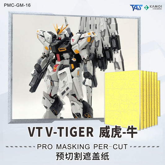 (TAS Studio) Pre-cut Masking Types for VTiger Metal Frame 1/100 Nu Gundam