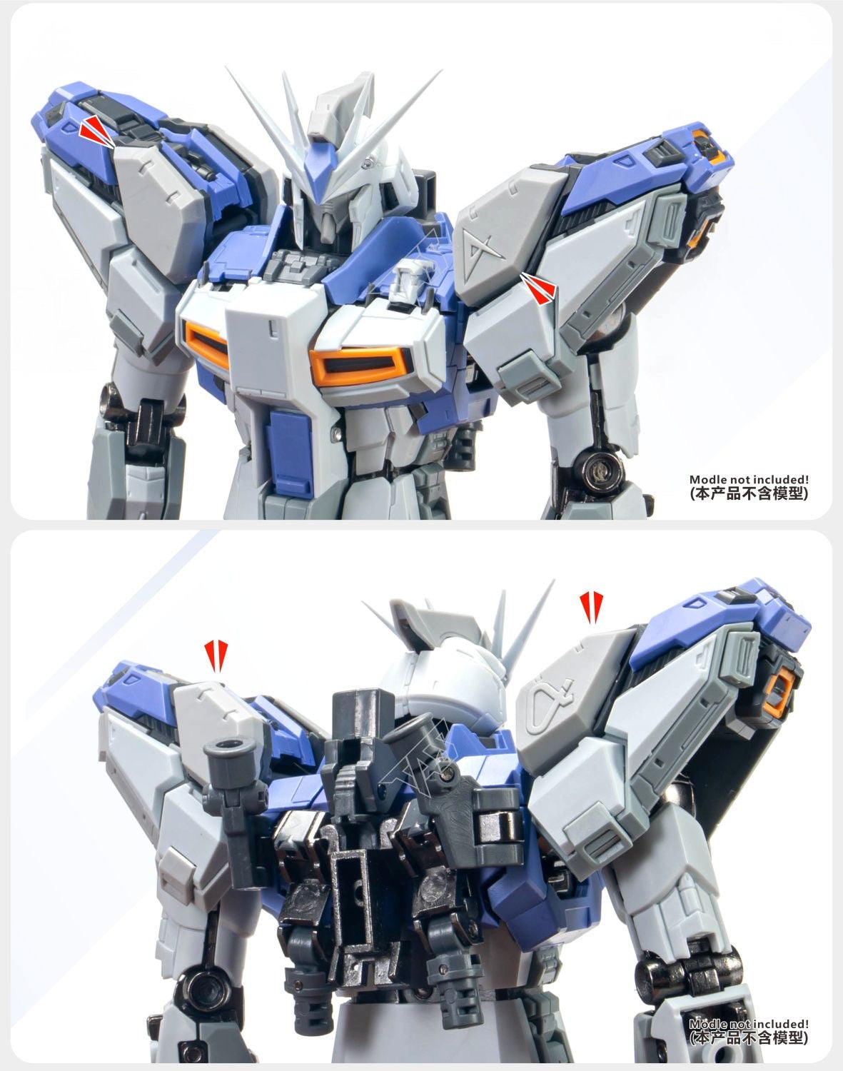 (TAS Studio) Conversion GK Parts for VTiger Metal Frame 1/100 Nu Gundam [Un-Painted/Un-Colored]