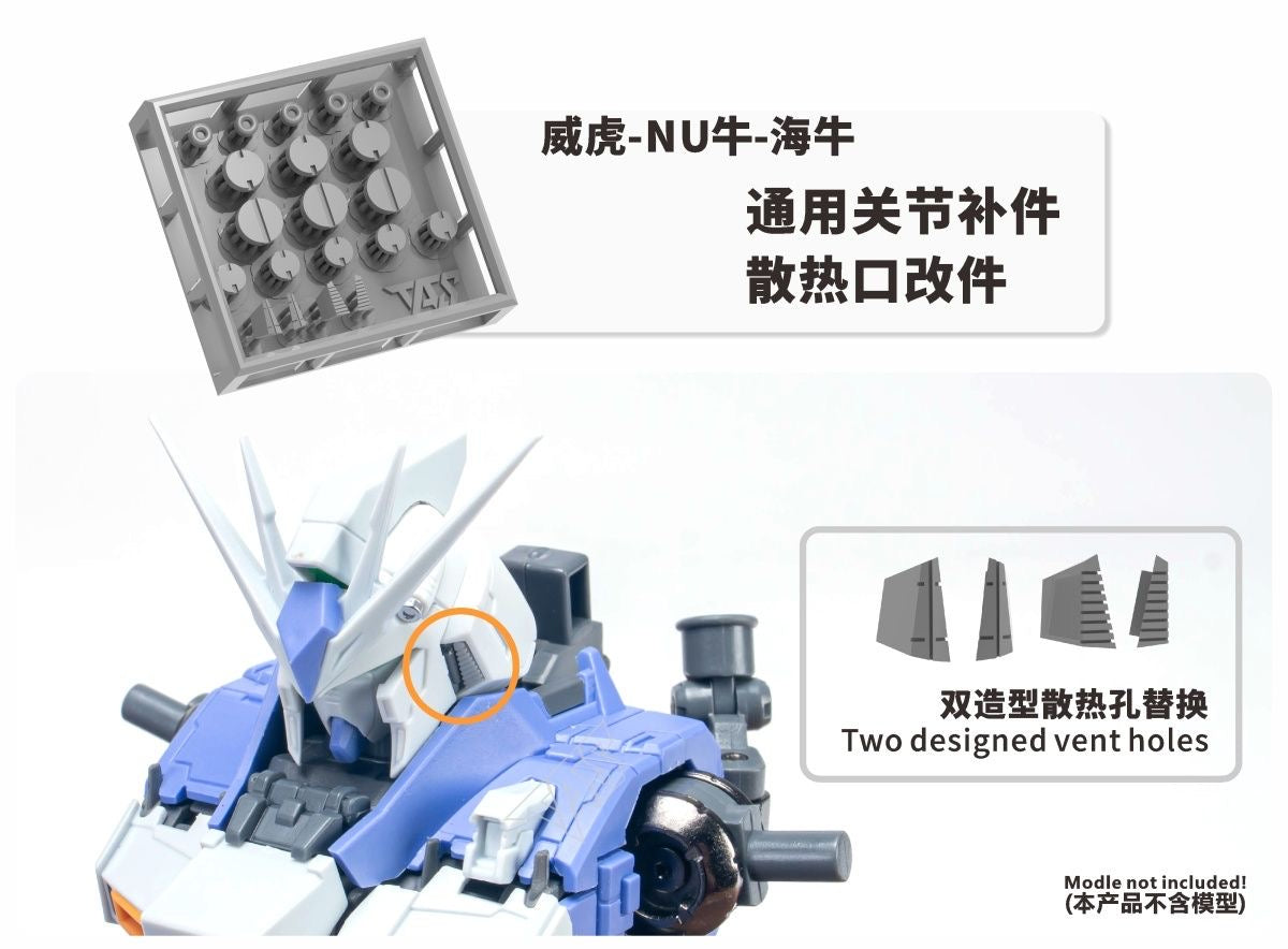 (TAS Studio) Conversion GK Parts for VTiger Metal Frame 1/100 Nu Gundam [Un-Painted/Un-Colored]