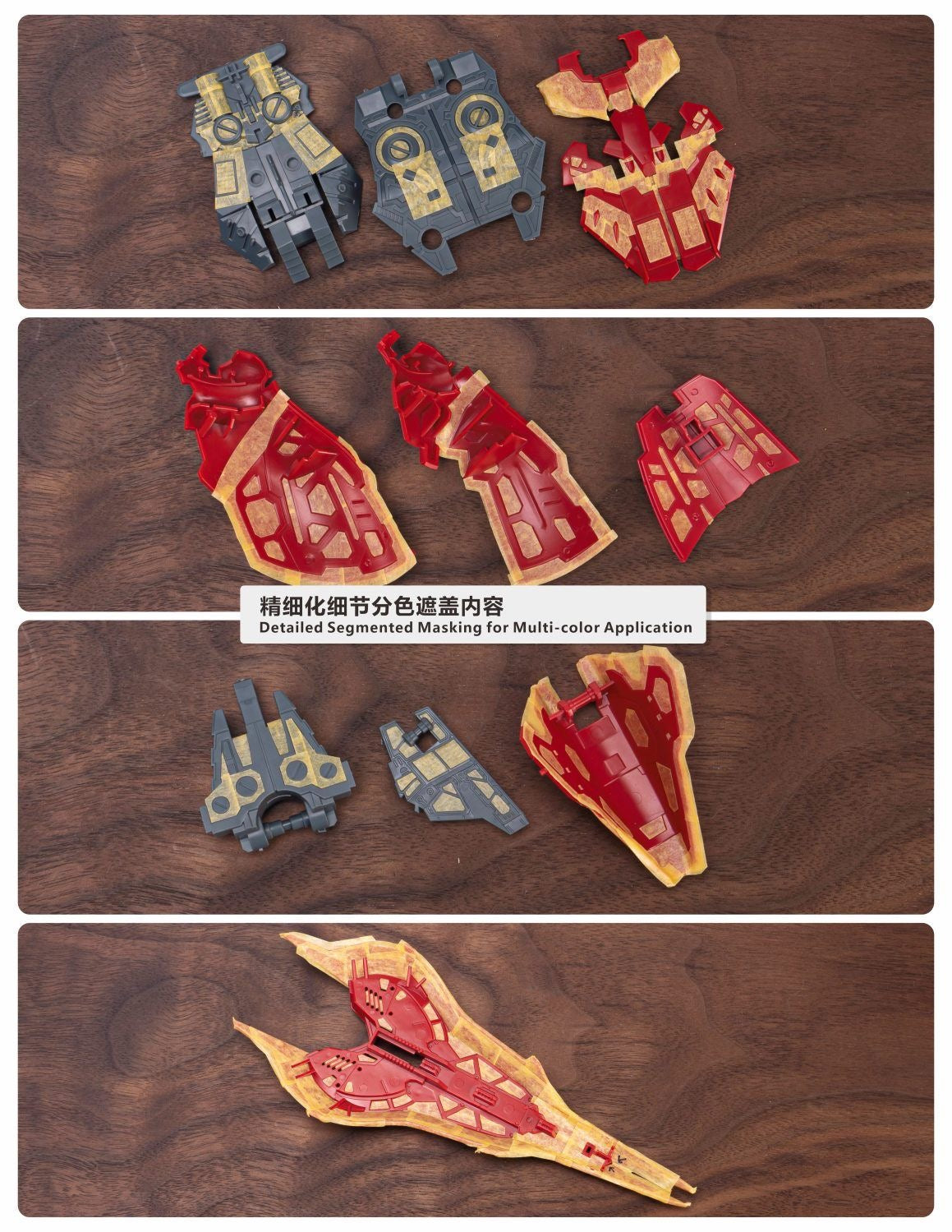 (TAS Studio) Pre-cut Masking Types for RG 1/144 Sazabi