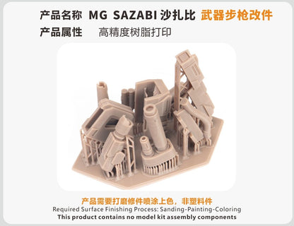 (TAS Studio) Weapon Conversion GK Parts for MG Sazabi Ver. Ka [Un-Painted/Un-Colored]