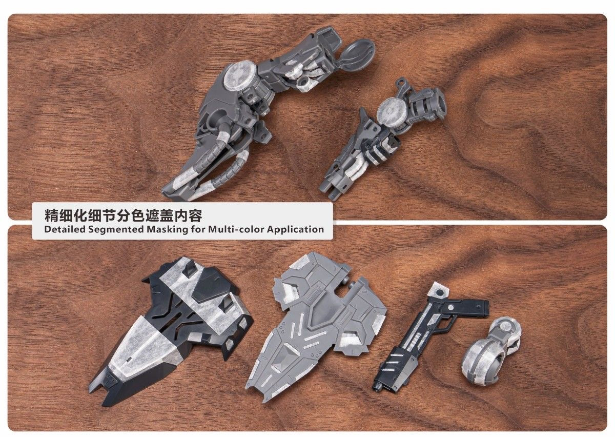 (TAS Studio) Pre-cut Masking Types for MG Vidar Gundam