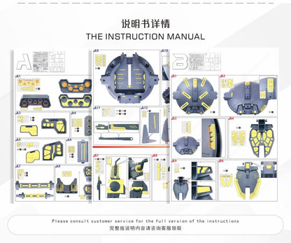 (TAS Studio) Pre-cut Masking Types for HG AMGS-X18P Cavalier Aifrid