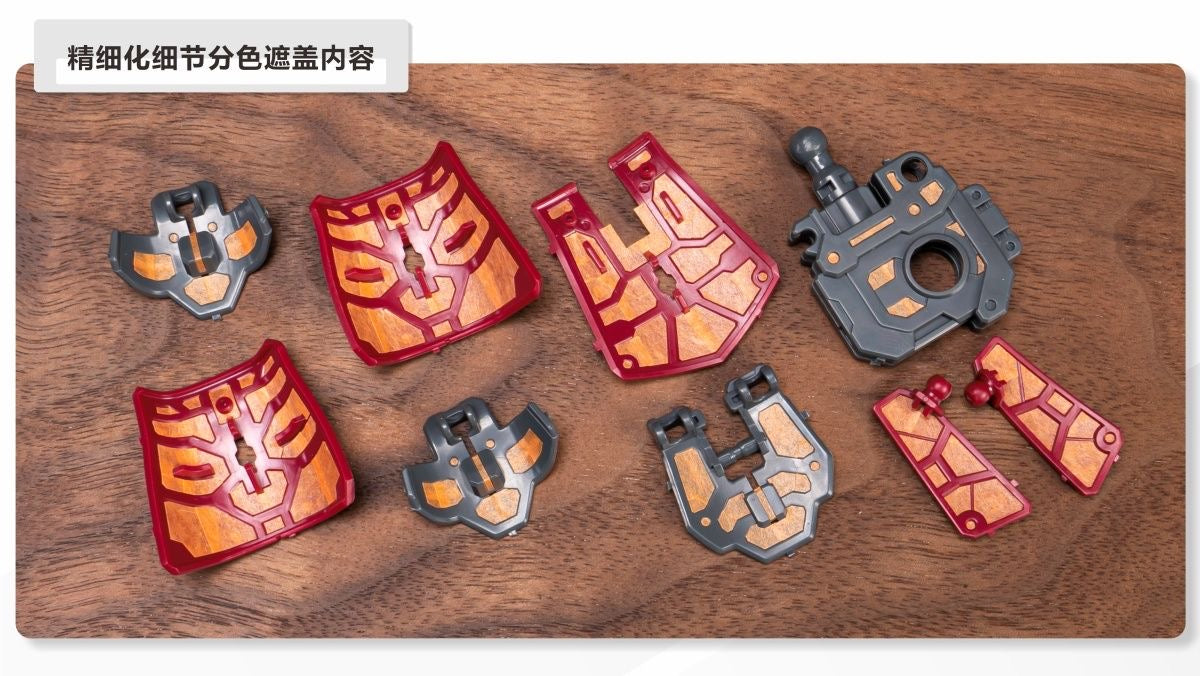 (TAS Studio) Pre-cut Masking Types for MG MS-06J Zaku II (Ver. 2.0)