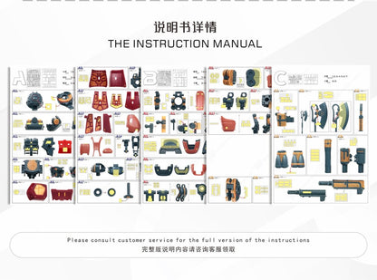 (TAS Studio) Pre-cut Masking Types for MG MS-06J Zaku II (Ver. 2.0)