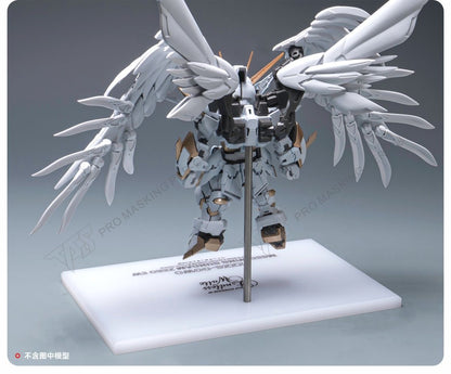 (TAS Studio) Acrylic Action Base for MGSD Wing Gundam Zero EW (Snow White Prelude)