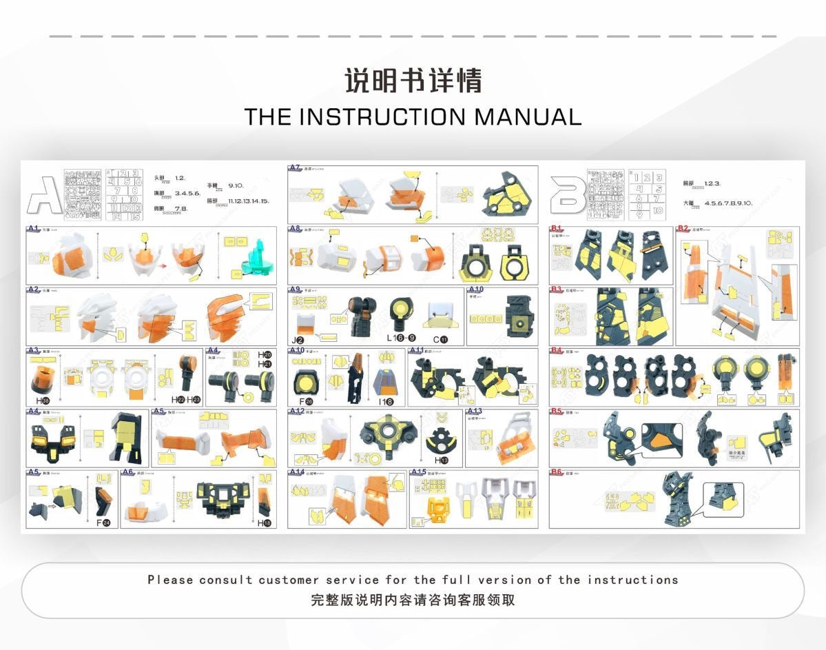 (TAS Studio) Pre-cut Masking Types for RG 1/144 RX-93-Ν2 Hi-Nu Gundam