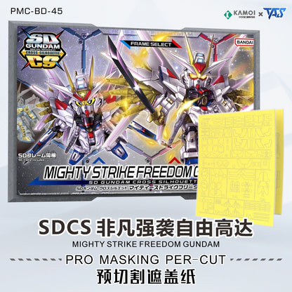 (TAS Studio) Pre-cut Masking Types for SDCS Mighty Strike Freedom Gundam