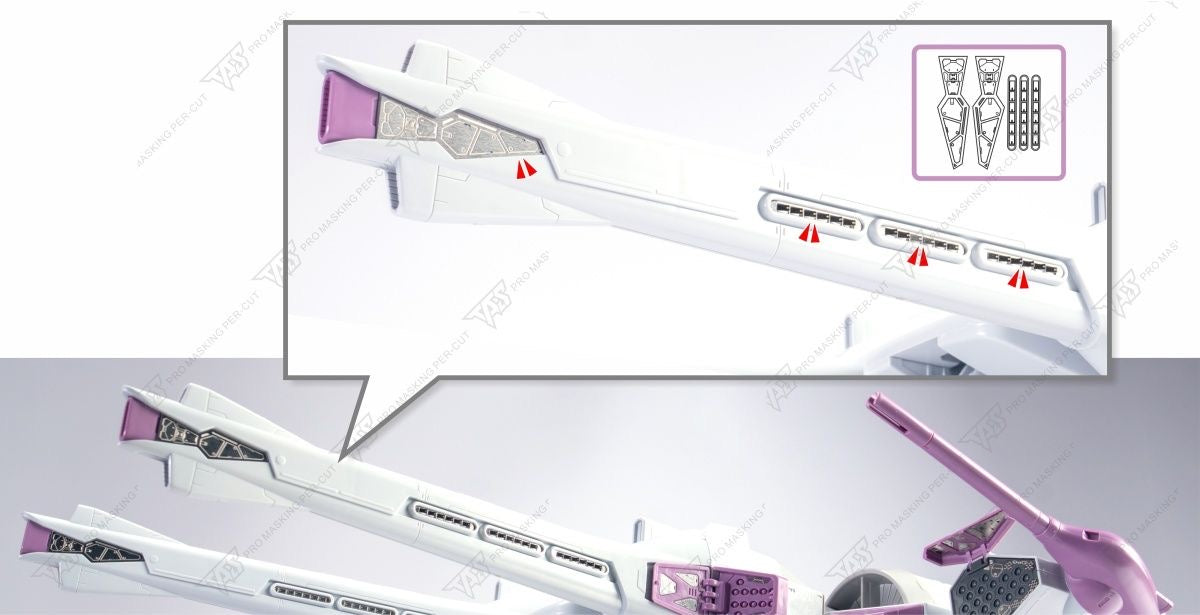 (TAS Studio) Metal Etching Parts for HG 1/144 METEOR Unit