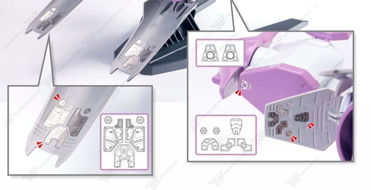 (TAS Studio) Metal Etching Parts for HG 1/144 METEOR Unit