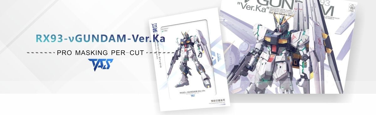 (TAS Studio) Pre-cut Masking Types for MG RX-93 ν Gundam (Ver. Ka)