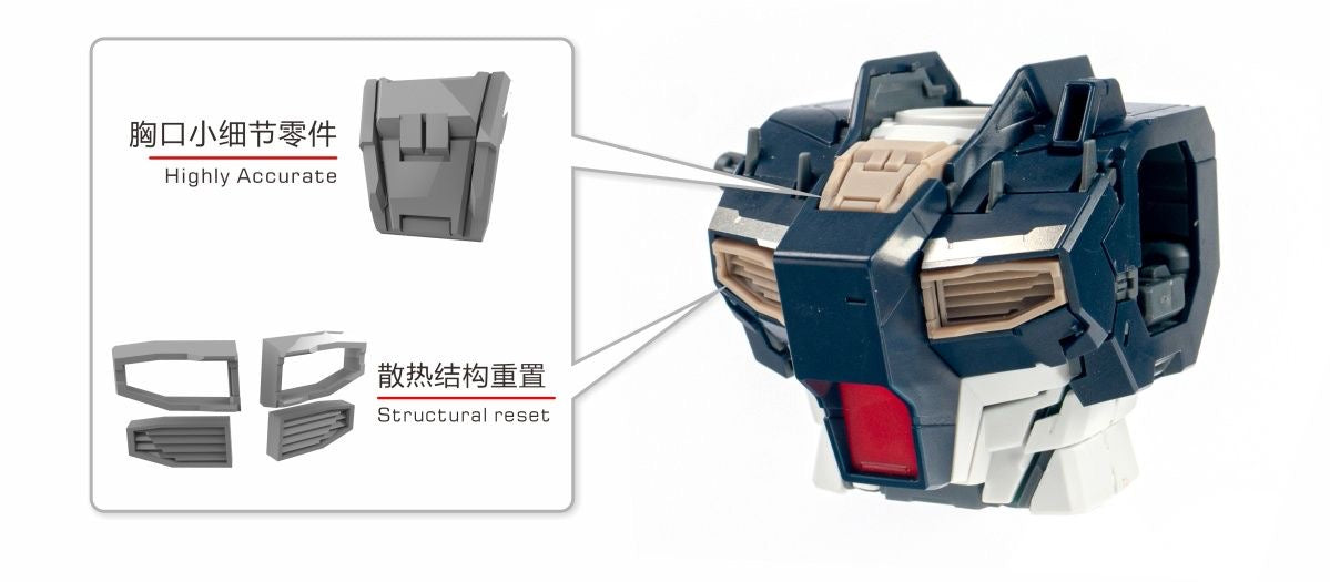 (TAS Studio) Conversion GK Parts for MG RX-93 ν Gundam (Ver. Ka) [Un-Painted/Un-Colored]