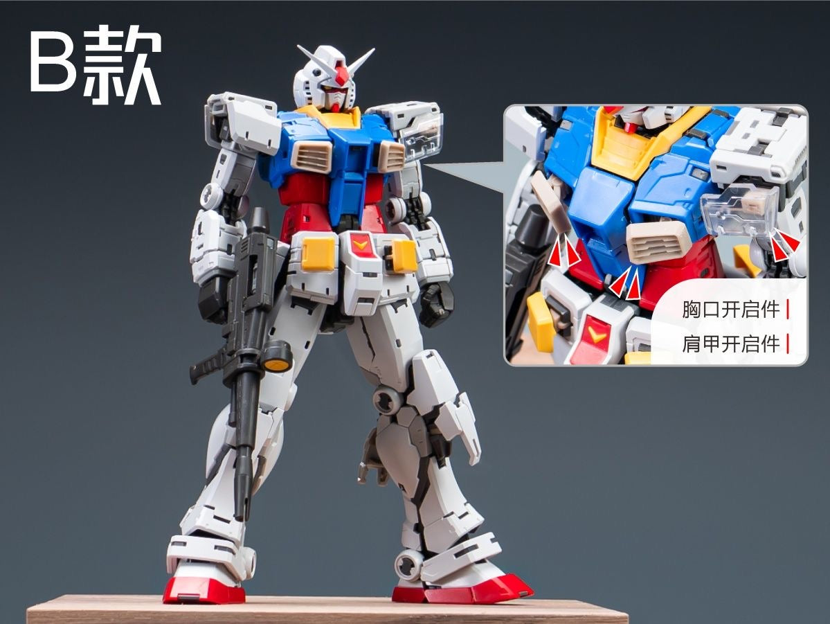 (TAS Studio) Conversion GK Parts B for RG RX-78-2 Gundam Ver. 2.0 1/144 [Un-Painted/Un-Colored]